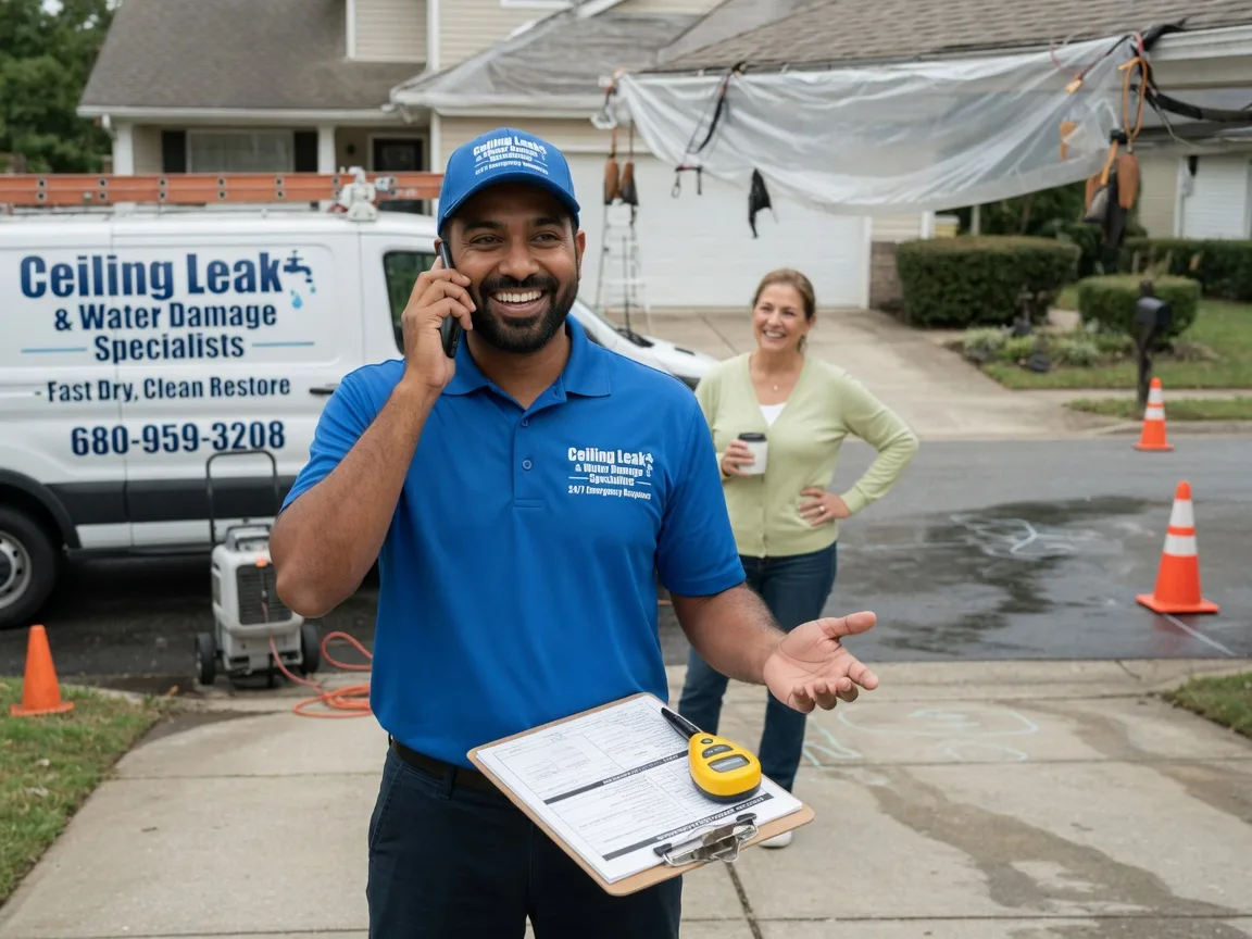 Ceiling Leak Cleanup Montgomery, IN FAQs